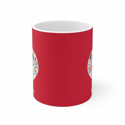 Holiday Ornament with Joy Ceramic