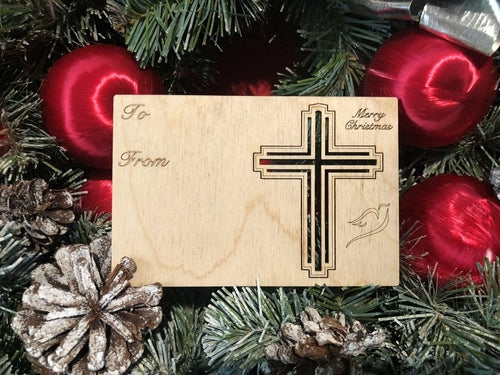 Christian Holiday Card with Pop-Out Ornament #9006