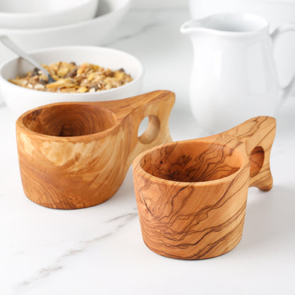 Handmade Olive Wood Kuksa Cup